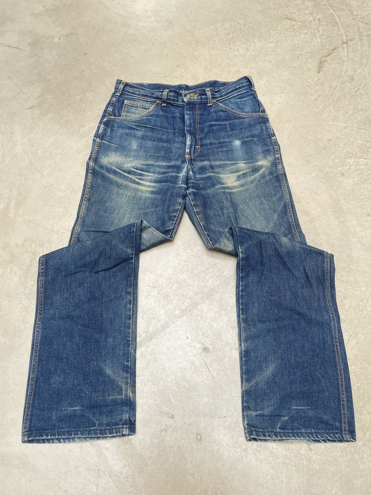 Dickies Vintage Dickies Denim Talon Zip Whiskers Fade W32 Size US 32 / EU 48 - 1 Thumbnail