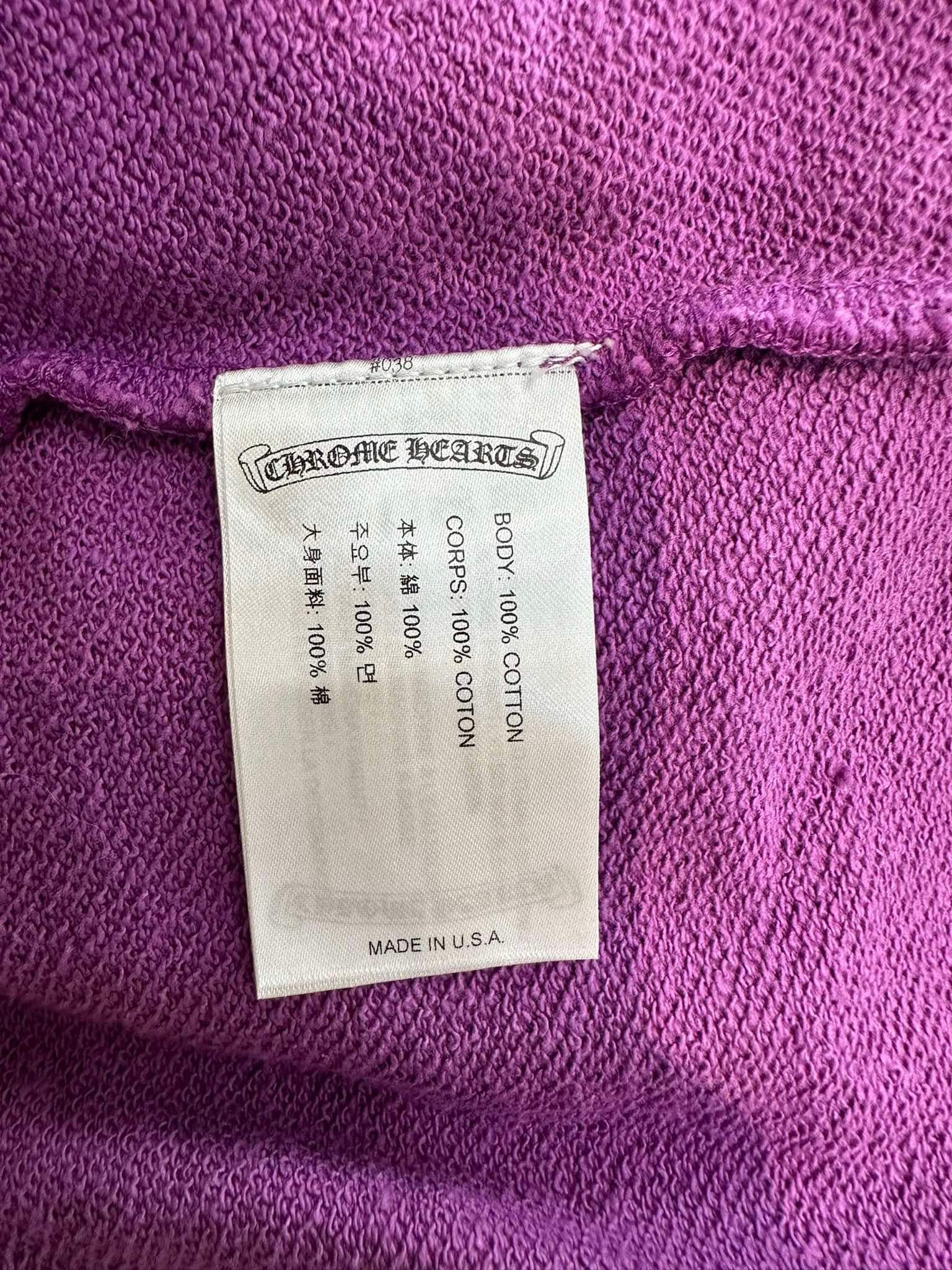 Chrome Hearts CHROME HEARTS Matty Boy I Want More Not Less Sweater PURPLE Size US XL / EU 56 / 4 - 10 Thumbnail