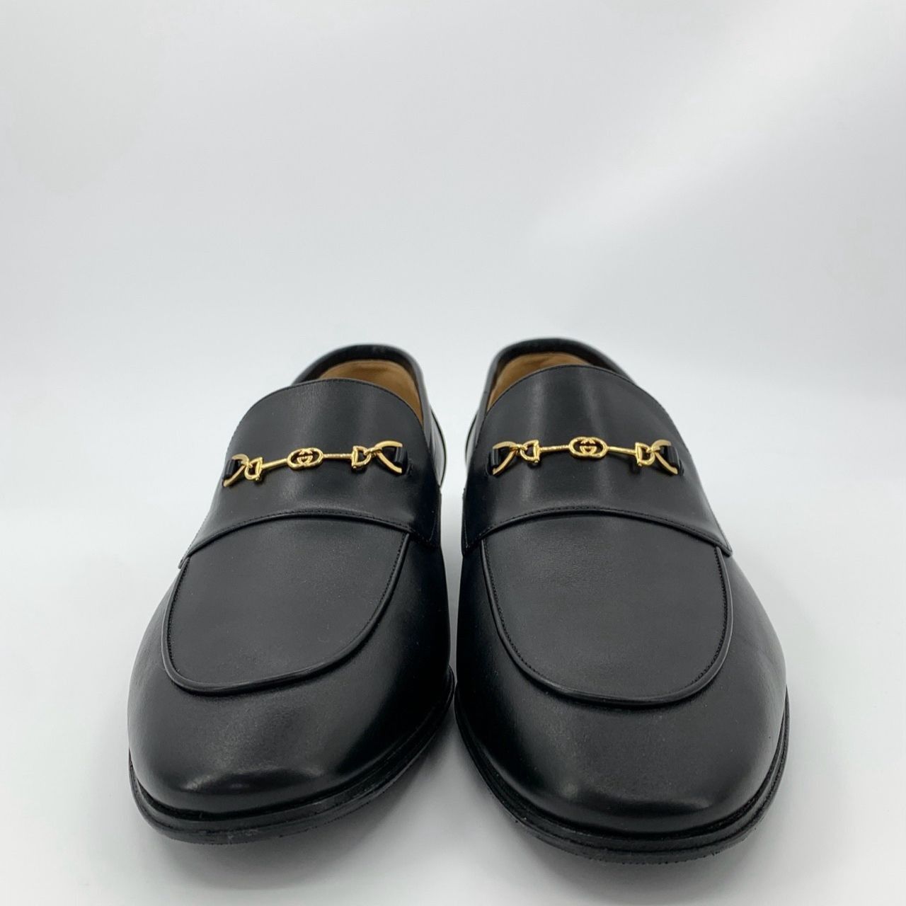 Gucci [Gucci] Horsebit Black Calf Leather Loafers 43 Size US 9.5 / EU 42-43 - 6 Thumbnail