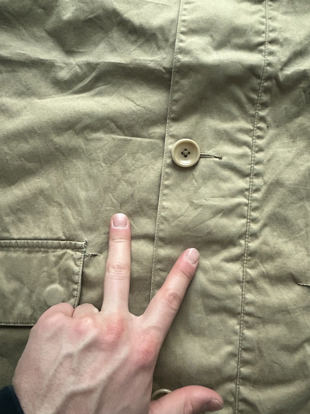 Polo Ralph Lauren Vintage 90s Polo Ralph Lauren Waxed Cotton Jacket Size US XL / EU 56 / 4 - 8 Thumbnail