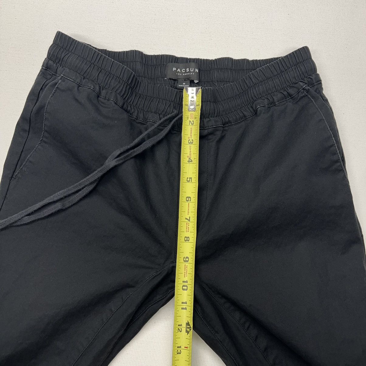 Pacsun Pacsun Pants Black Skinny Stacked Drawstring Ankle Zipper Size US 32 / EU 48 - 18 Thumbnail