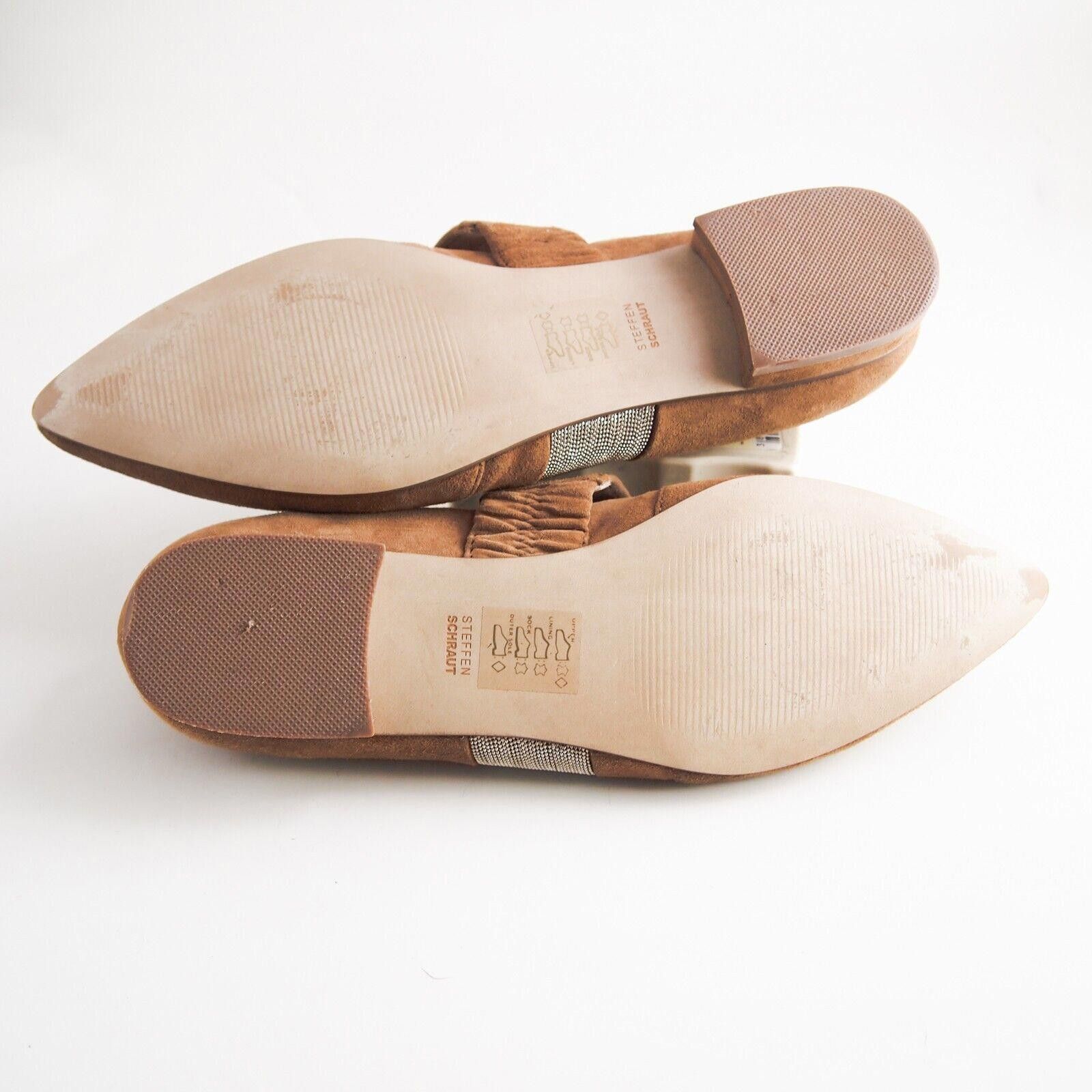 STEFFEN SCHRAUT Steffen Schraut Mary Jane Flats Brown Suede EU 39 US 9 Size US 9 / IT 39 - 7 Thumbnail