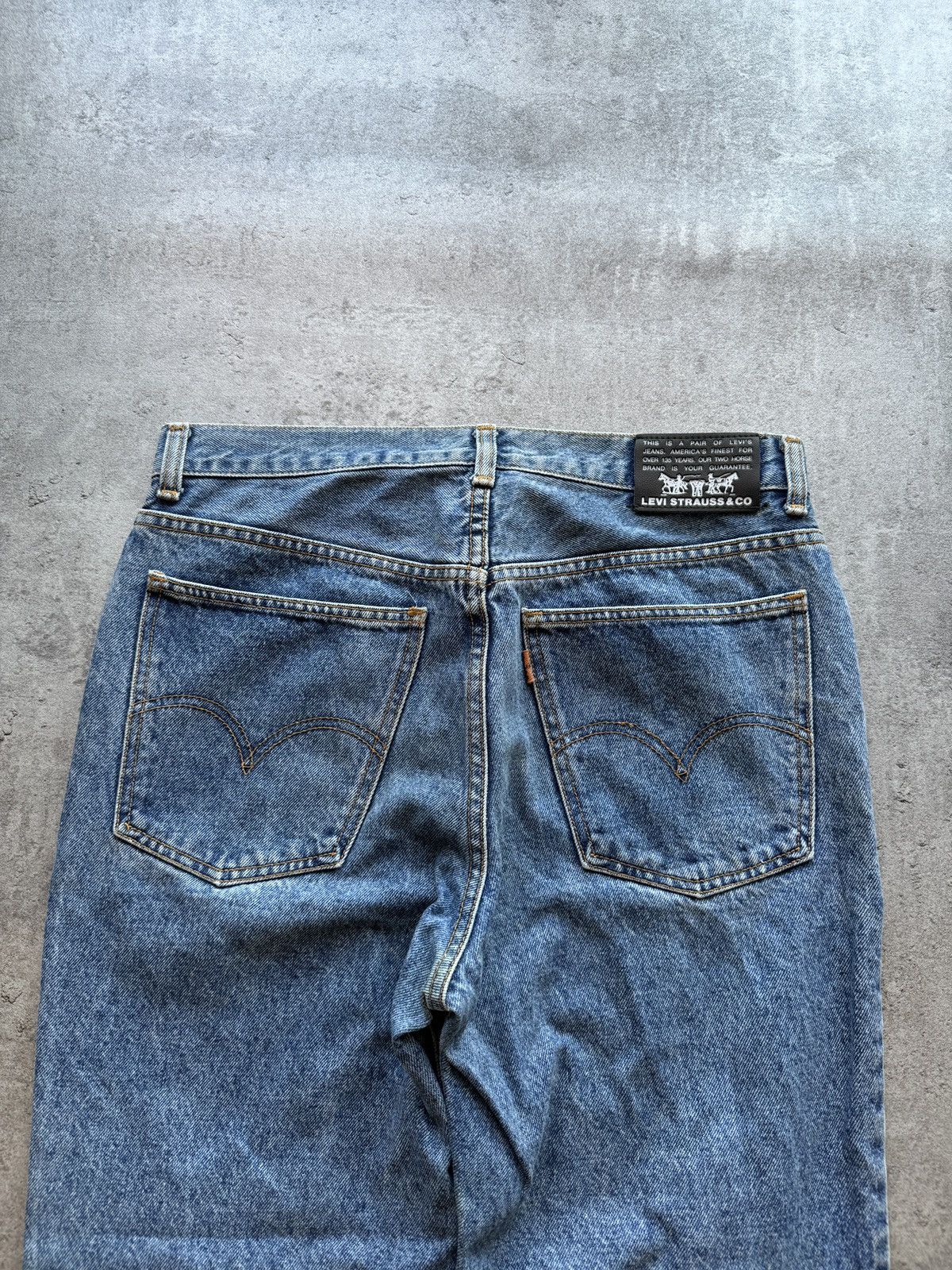 Levi's × Vintage Levi’s orange tab vintage 90s 80s baggy jeans denim y2k rap Size US 34 / EU 50 - 3 Thumbnail