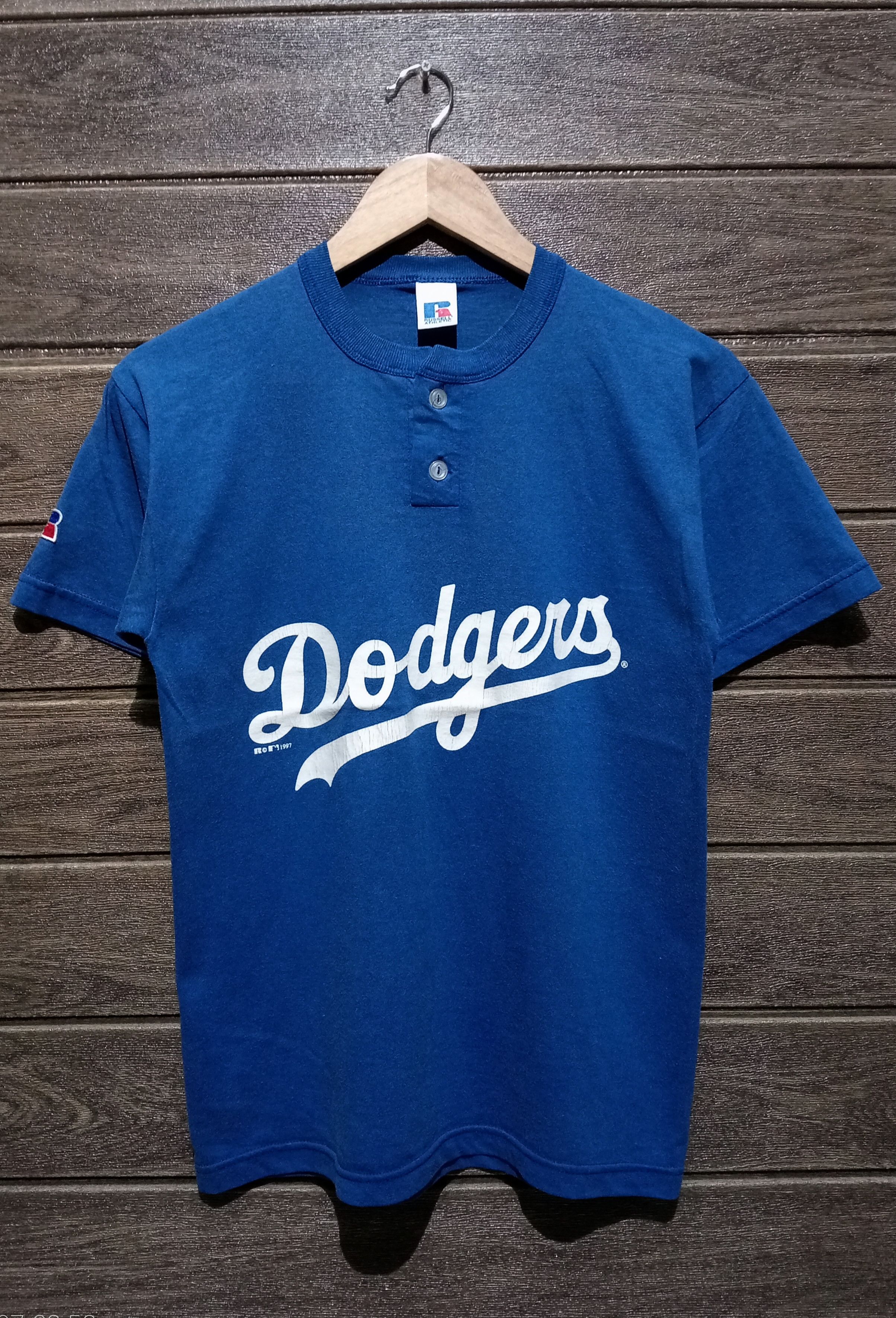 MLB × Russell Athletic Vintage 1997 Russell Athletic X MLB Los Angeles Dodgers Tee Size US S / EU 44-46 / 1 - 1 Thumbnail