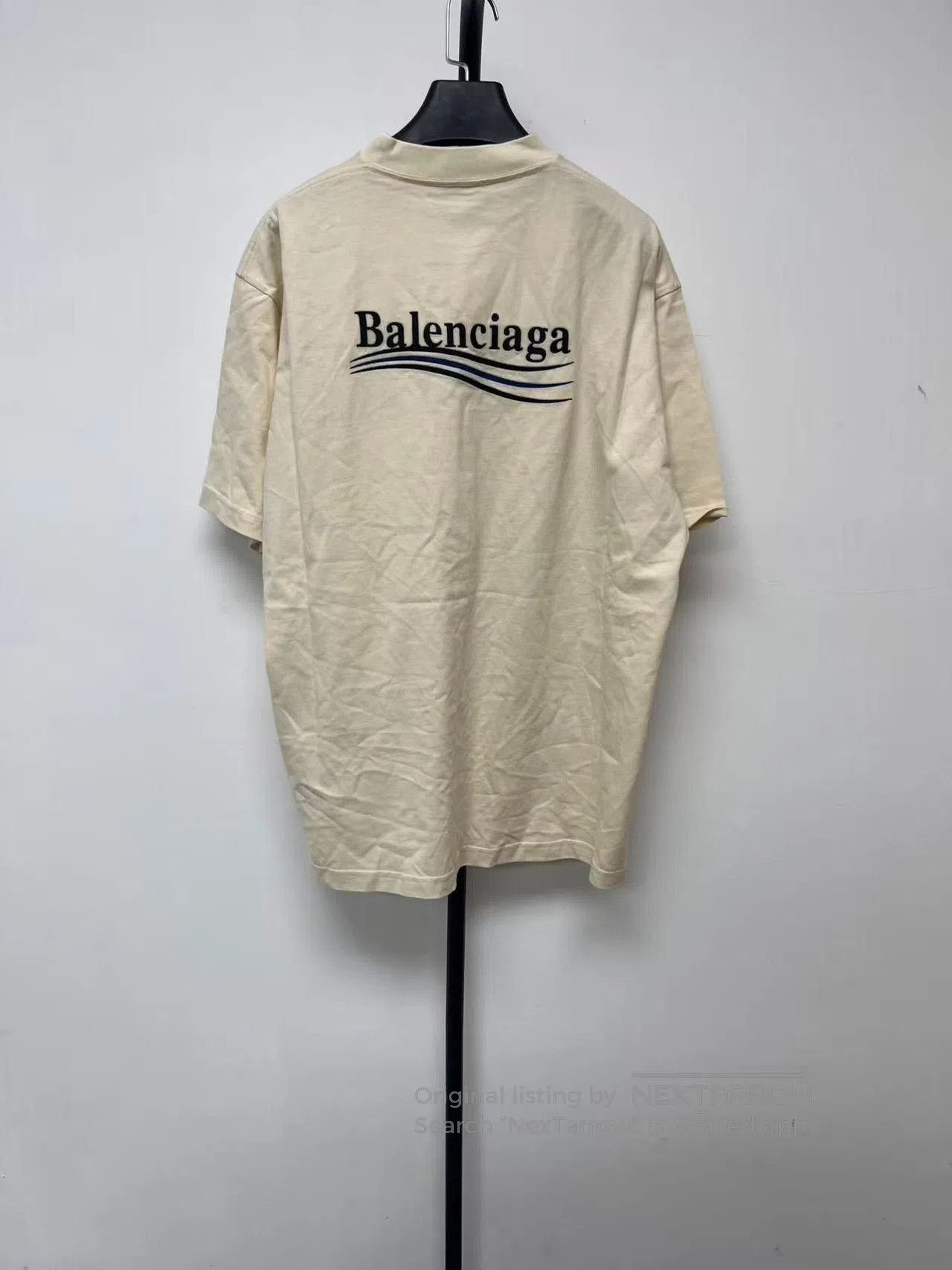 Balenciaga Balenciaga Men's Letter Print Crewneck T-Shirt. Size US XS / EU 42 / 0 - 2 Thumbnail