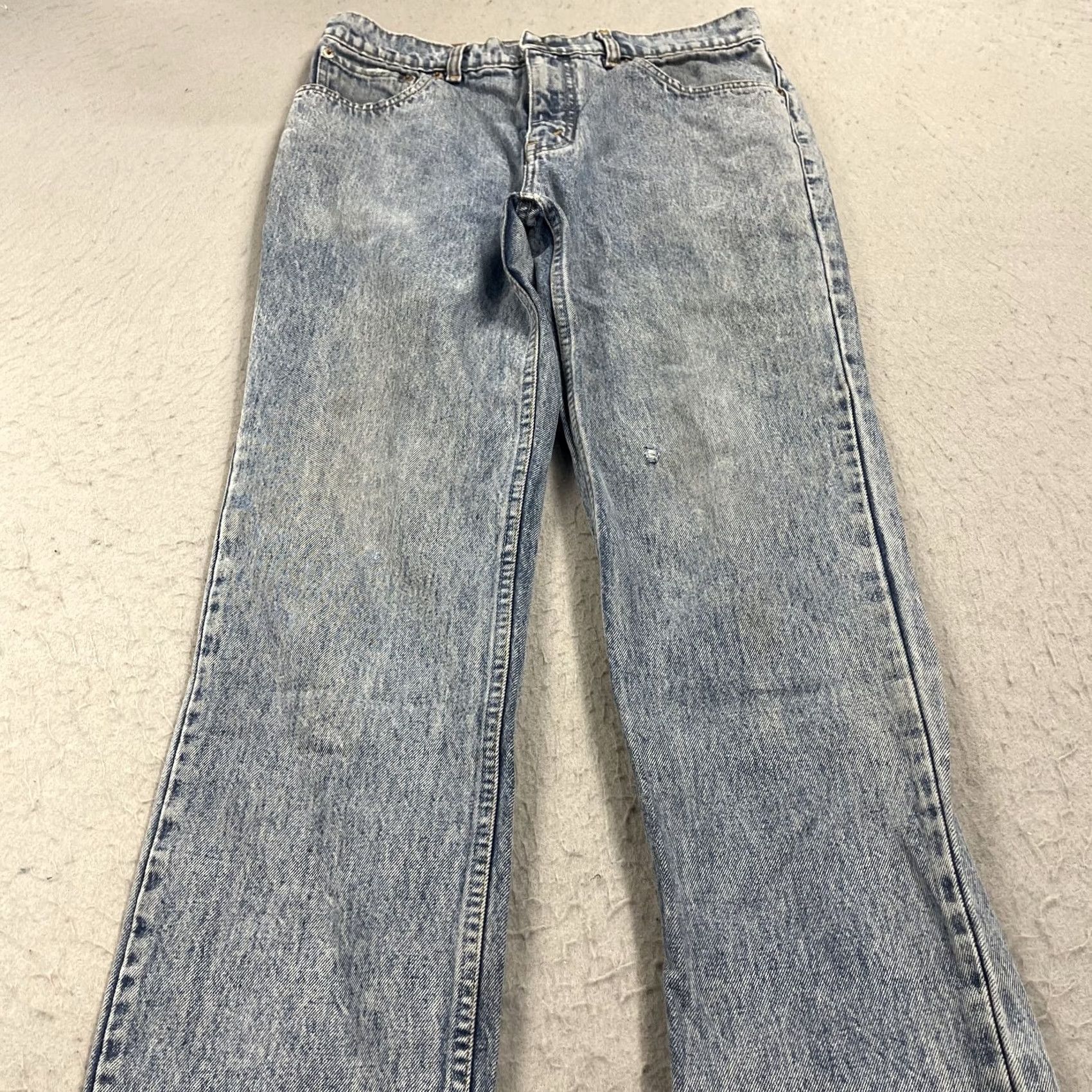 Levi's VINTAGE Levi's 509 Jeans Mens 32x29 Blue Distressed Workwear Denim USA 80s Jeans Mens 32x29 Blue Distressed USA 80s Size US 32 / EU 48 - 3 Thumbnail