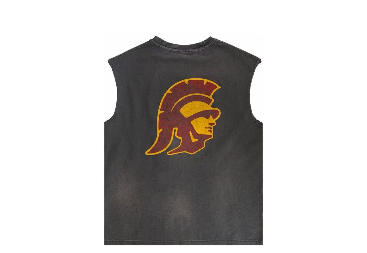 Eric Emanuel Eric Emanuel EE washed grey USC Trojans cutoff shirt Size US M / EU 48-50 / 2 - 2 Thumbnail