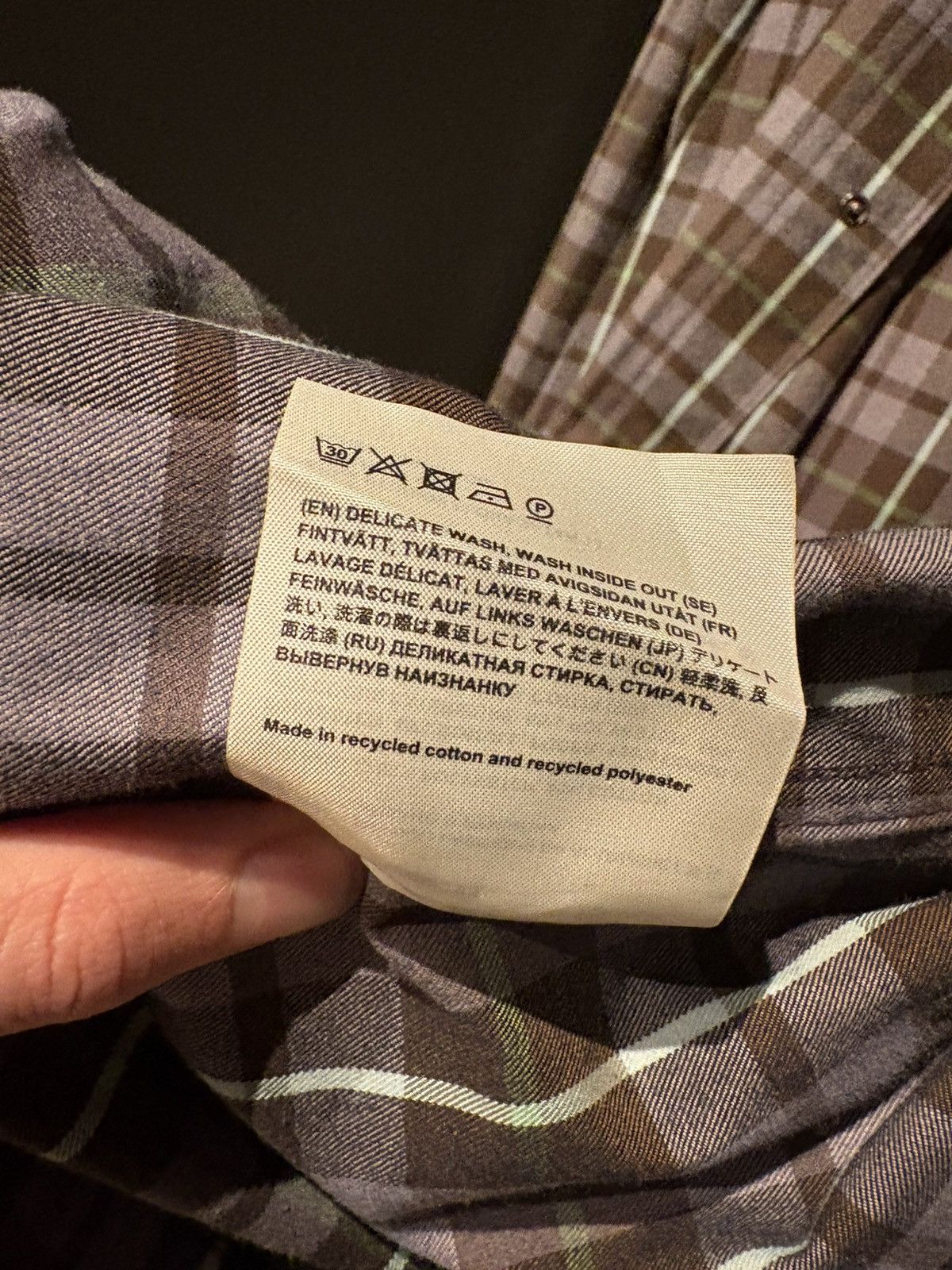 Acne Studios Acne Studios Denver Checked Shirt - Size 48 Size US M / EU 48-50 / 2 - 5 Thumbnail