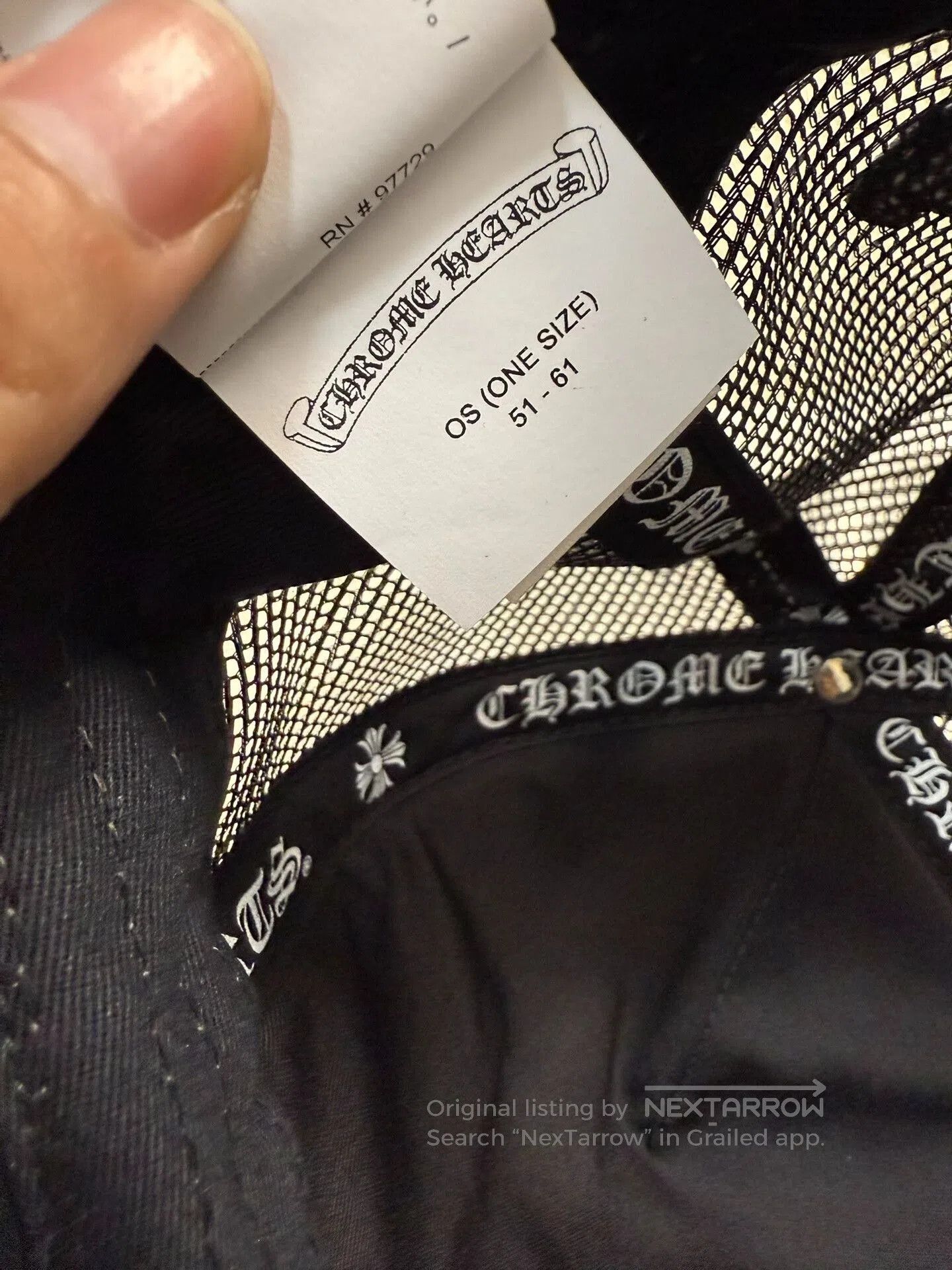 Chrome Hearts Chrome Hearts Thirty Cross Leather Patch Cap. Size ONE SIZE - 5 Thumbnail