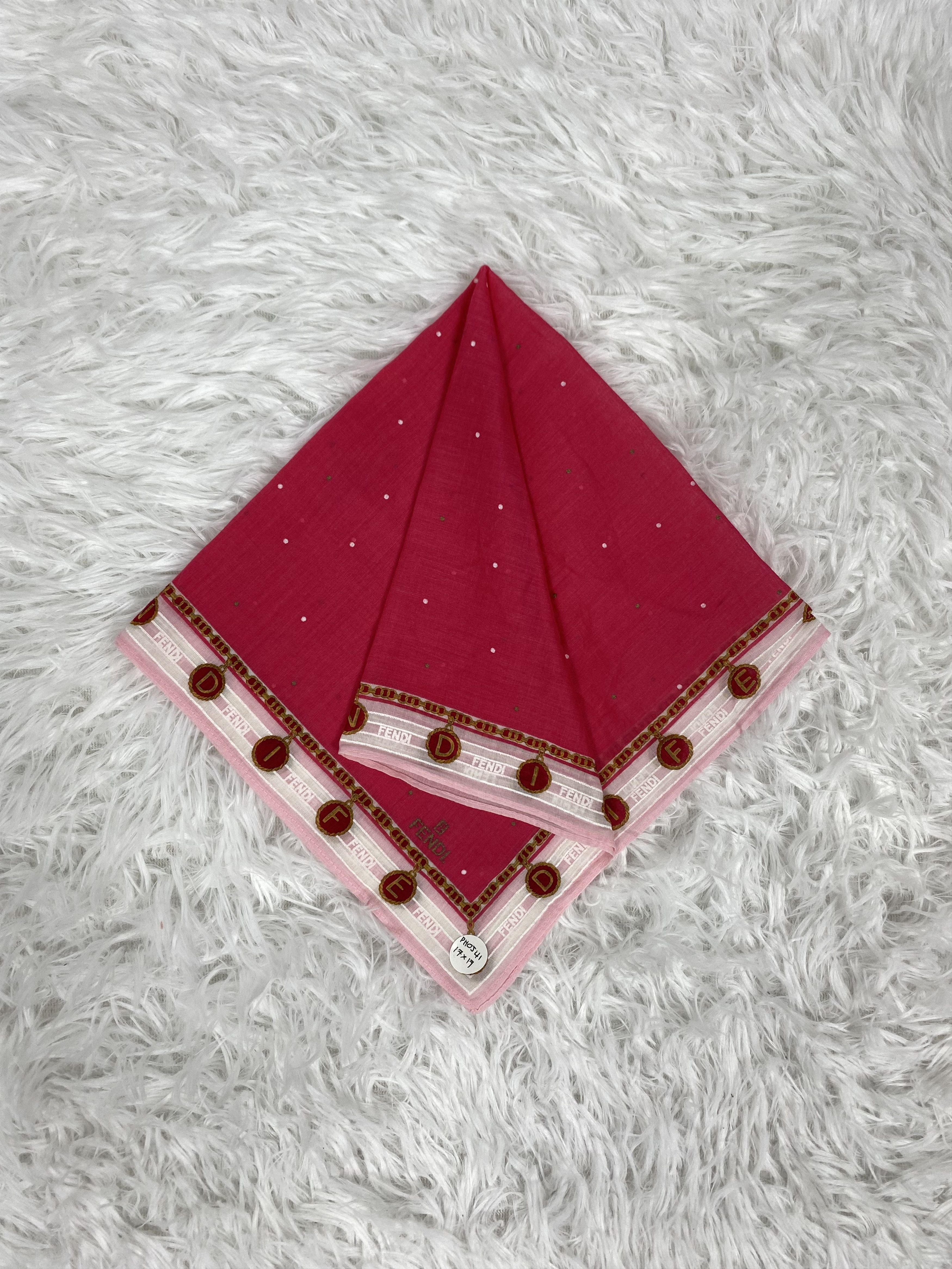 Vintage Vintage Fendi Handkerchief Neckerchief PH0541 Size ONE SIZE - 1 Thumbnail