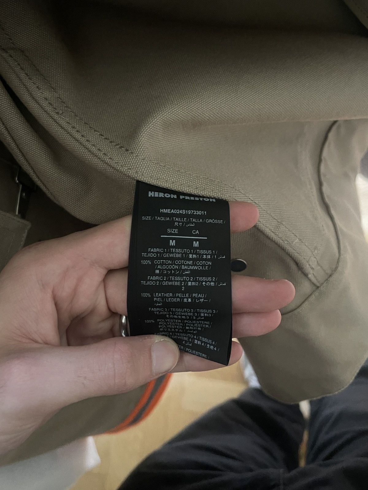 Heron Preston Heron Preston Canvas Fireman Jacket Size US M / EU 48-50 / 2 - 12 Thumbnail