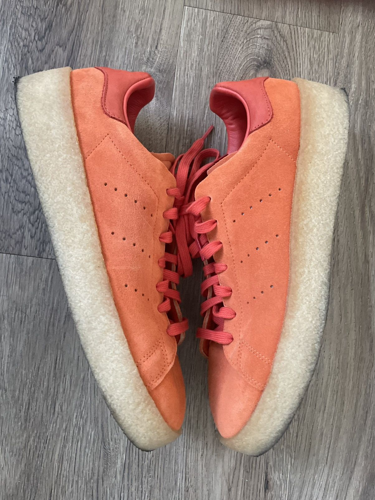 Adidas Men Size 9.5 adidas Stan Smith Crepe Craft Orange - FZ6445 Size US 9.5 / EU 42-43 - 4 Thumbnail