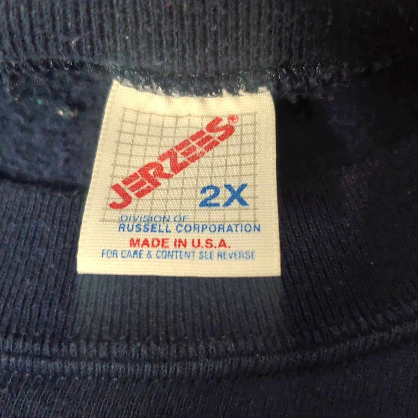 Jerzees VINTAGE JERZEES Sweatshirt Snow Birds 2X Blue Women's Pullover Crew Neck Winter Nature Bird Lovers 1995 ArtWear Design Size XXL / US 16-18 / IT 52-54 - 6 Thumbnail