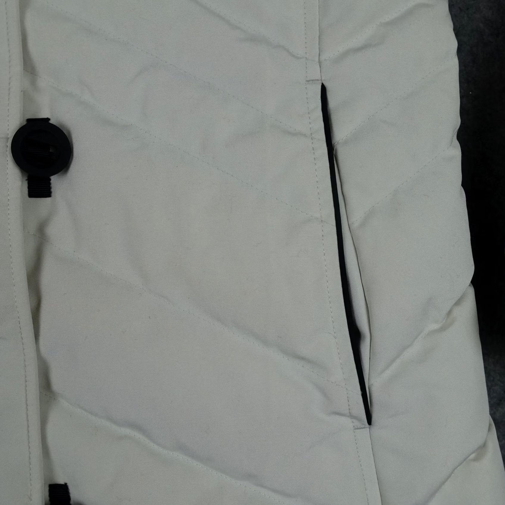 Vintage Orolay Coat Womens M White Hooded Down Puffer Quilted Zip Pockets Winter Size M / US 6-8 / IT 42-44 - 5 Thumbnail