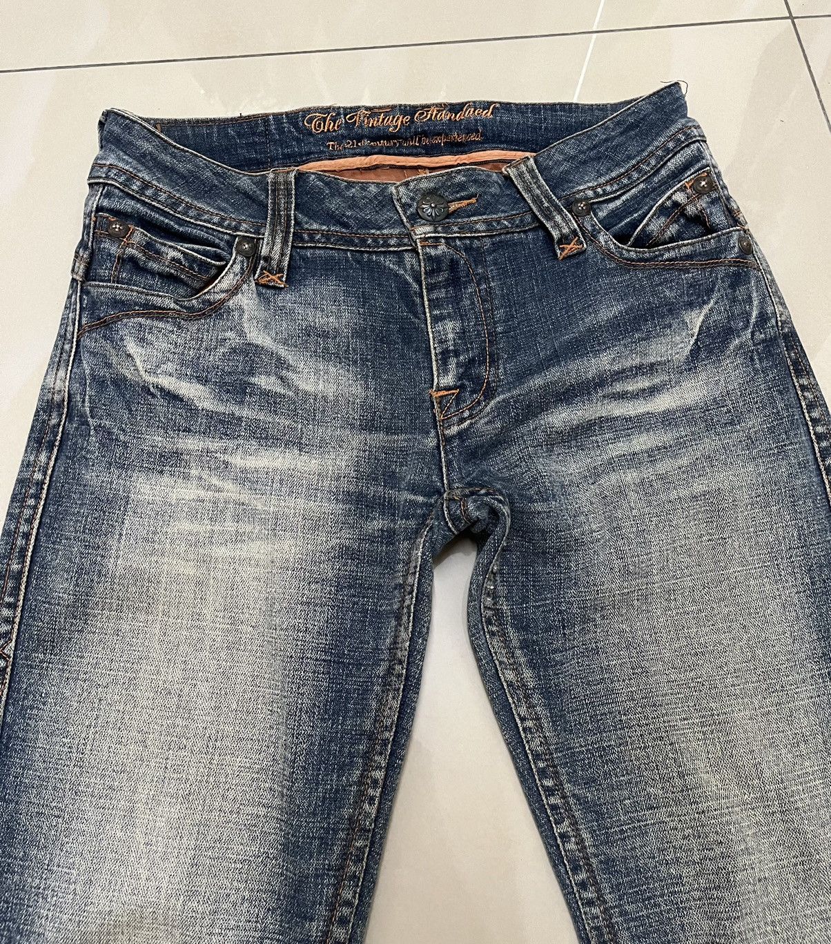 If Six Was Nine Flare Jeans Jessy Logan faded distressed low rise mud rusty Size US 30 / EU 46 - 3 Thumbnail