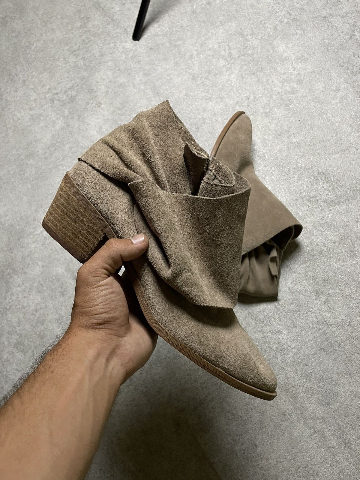 14th Addiction Skull Distressed suede drape 14th Addiction Tokyo glam decay Size US 9 / EU 42 - 2 Thumbnail