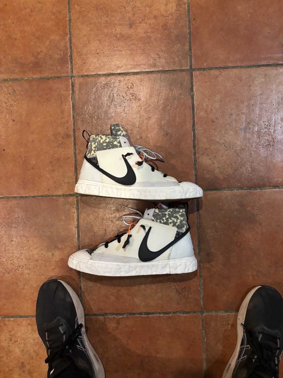 Nike × READYMADE READYMADE x Nike Blazer Mid White Camo Size US 14 / EU 47 - 1 Thumbnail