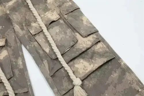 Designer × Japanese Brand × Vintage pattern camo baggy hiphop cargo pants Size US 28 / EU 44 - 4 Thumbnail