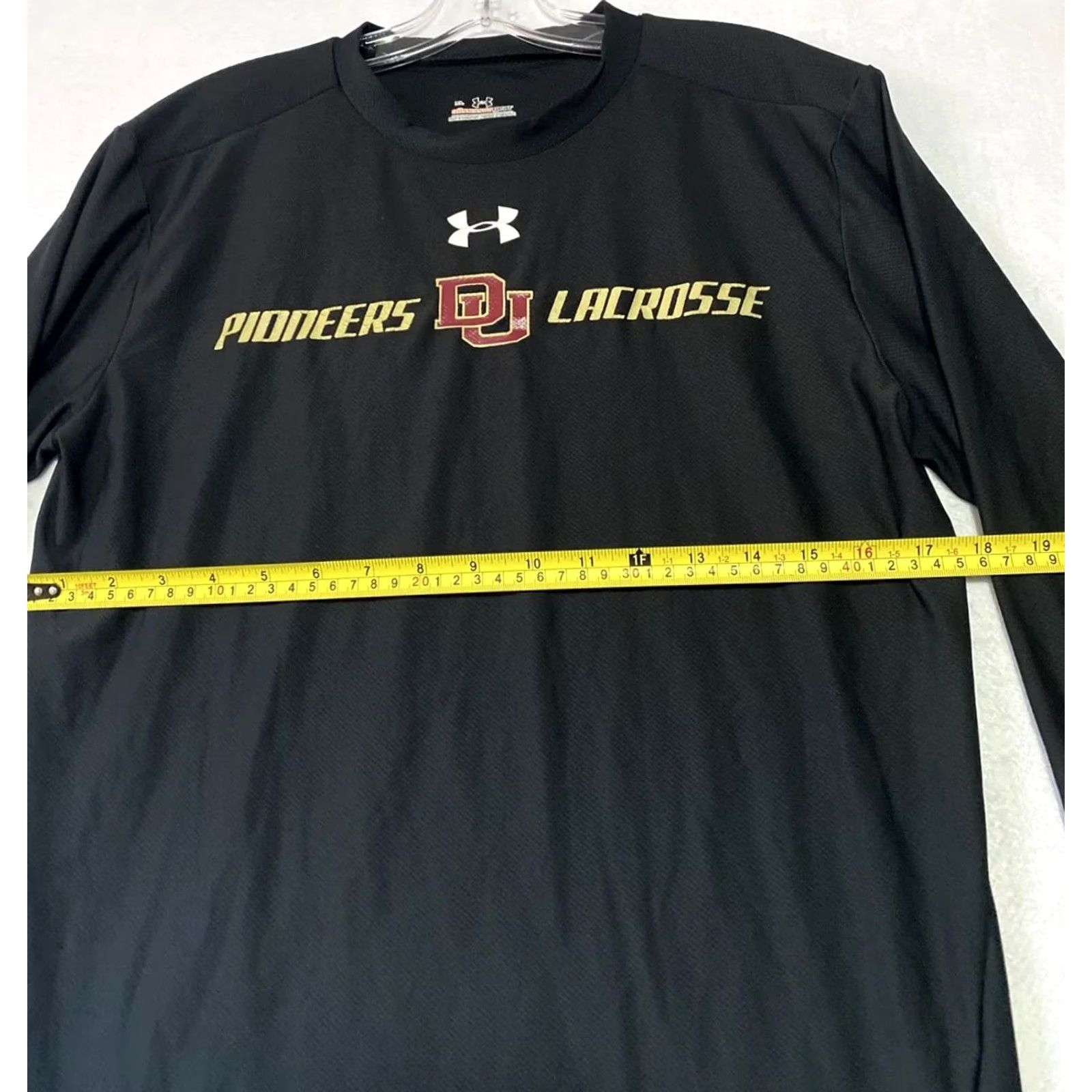 Under Armour Under Armour Shirt Men's XL Black Stretch Long Sleeve Logo Graphic Print Regular Fit Lightweight T-Shirt 27-11 Muscle Athletic Mexico Size US XL / EU 56 / 4 - 4 Thumbnail