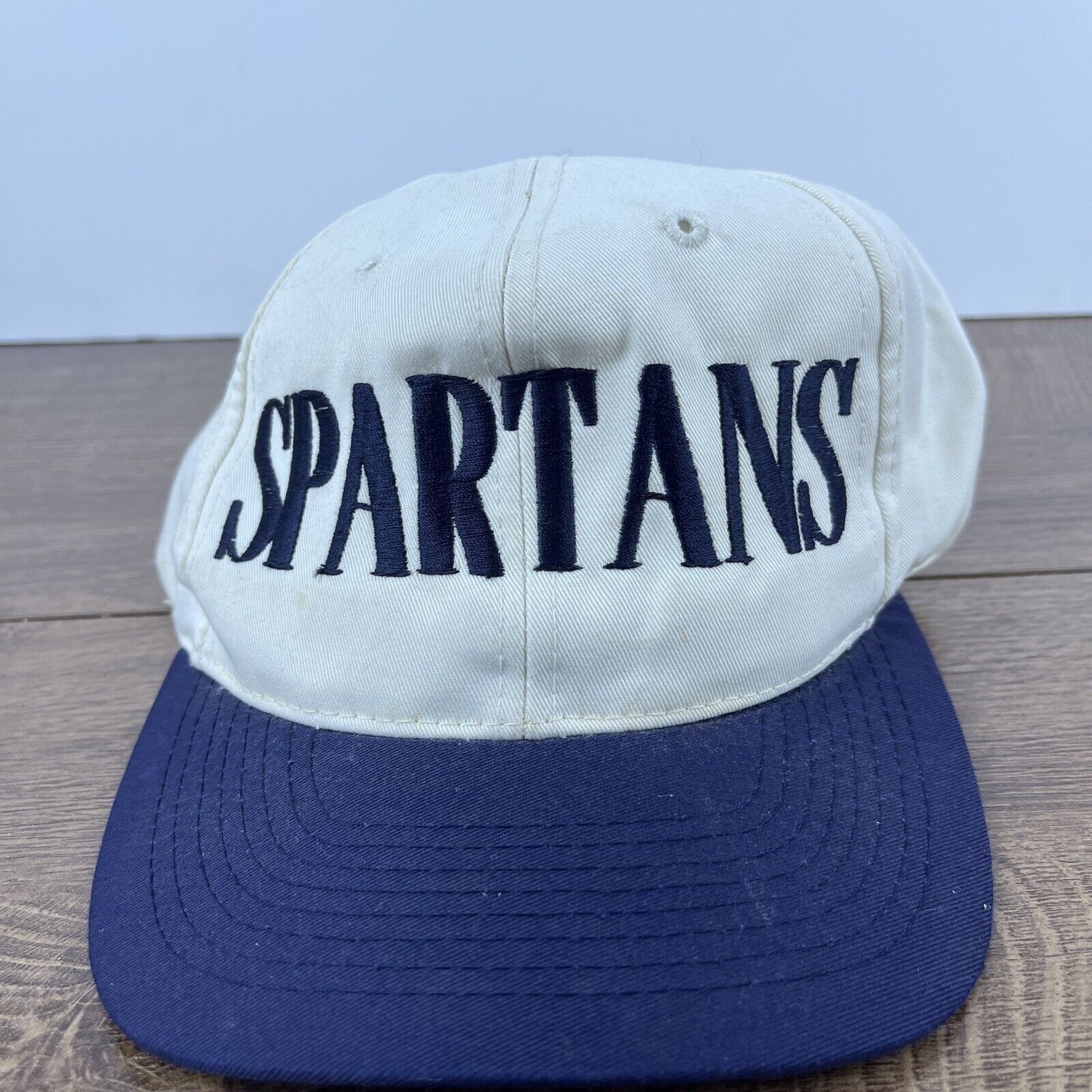 Other Spartans Hat Spartan Hat White Hat Adjustable Snapback Adult Size ONE SIZE - 2 Thumbnail