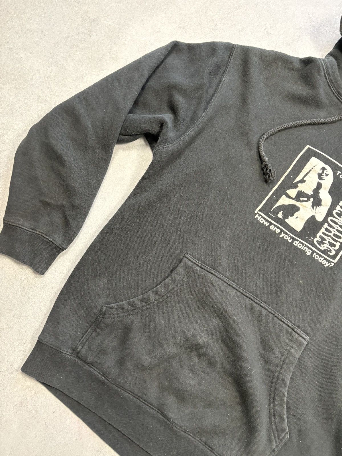 Pleasures Pleasures How Are You Doing Today Vintage 2000s Y2K Hoodie Size US M / EU 48-50 / 2 - 4 Thumbnail