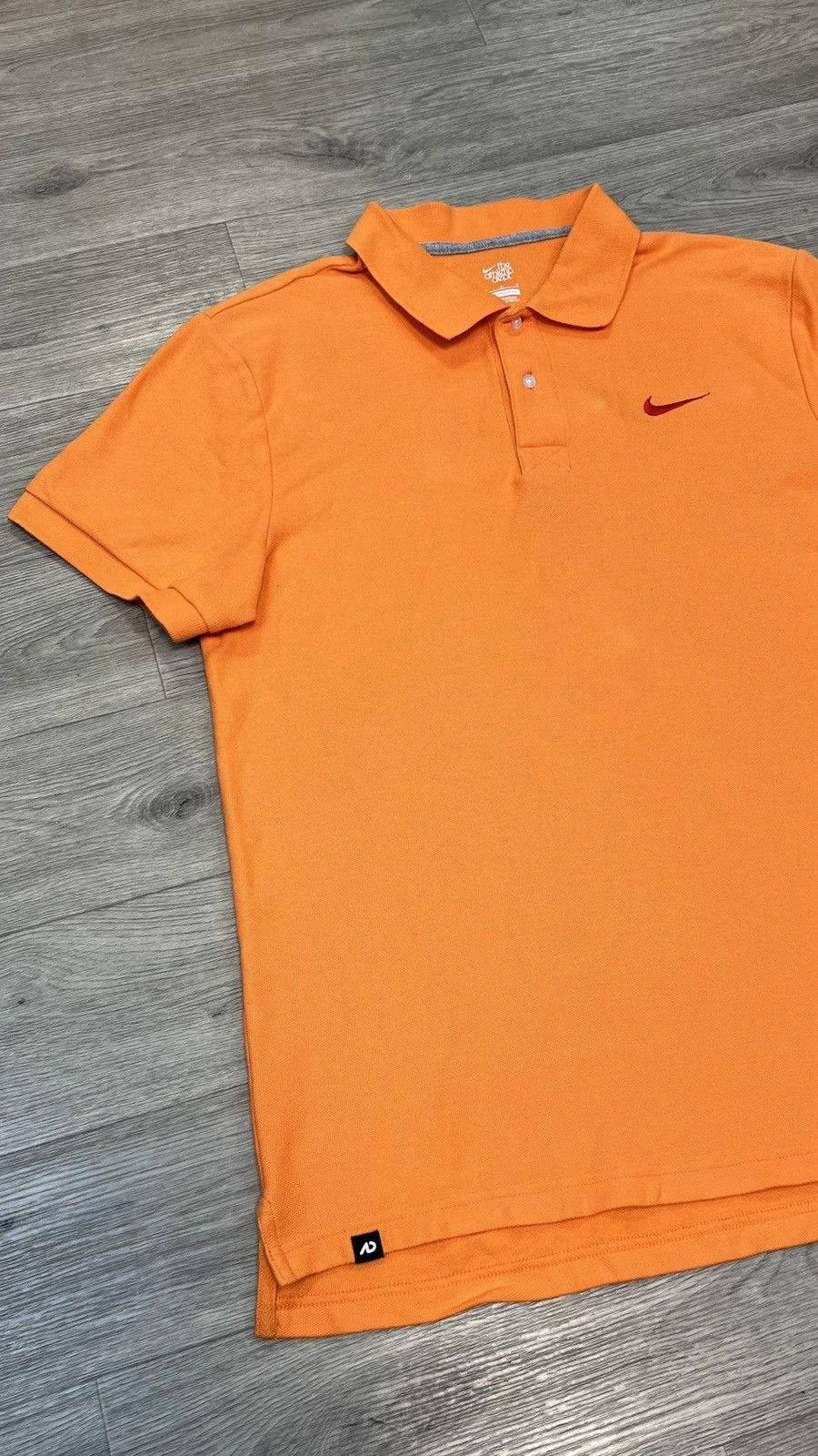 Nike Nike athletic dept Orange Standard Fit Tennis Polo Shirt Size US L / EU 52-54 / 3 - 2 Thumbnail