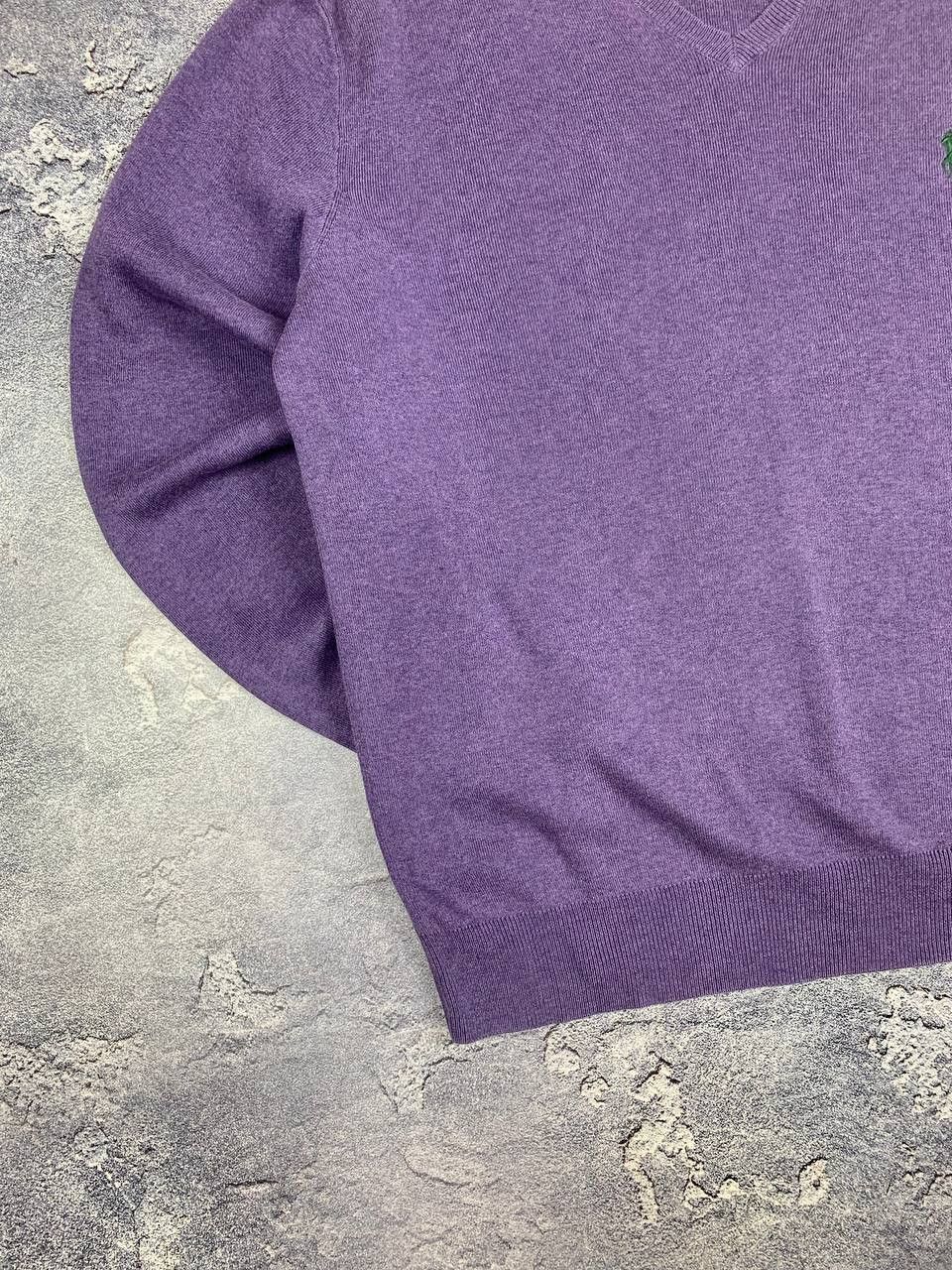 Polo Ralph Lauren Polo Ralph Lauren Men’s V-Neck Sweater Purple Pima Cotton Size US M / EU 48-50 / 2 - 4 Thumbnail