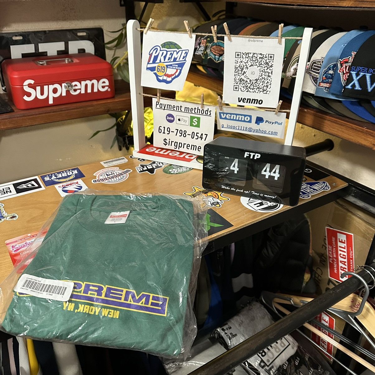 Supreme Supreme tee (Green) L Size US L / EU 52-54 / 3 - 1 Thumbnail