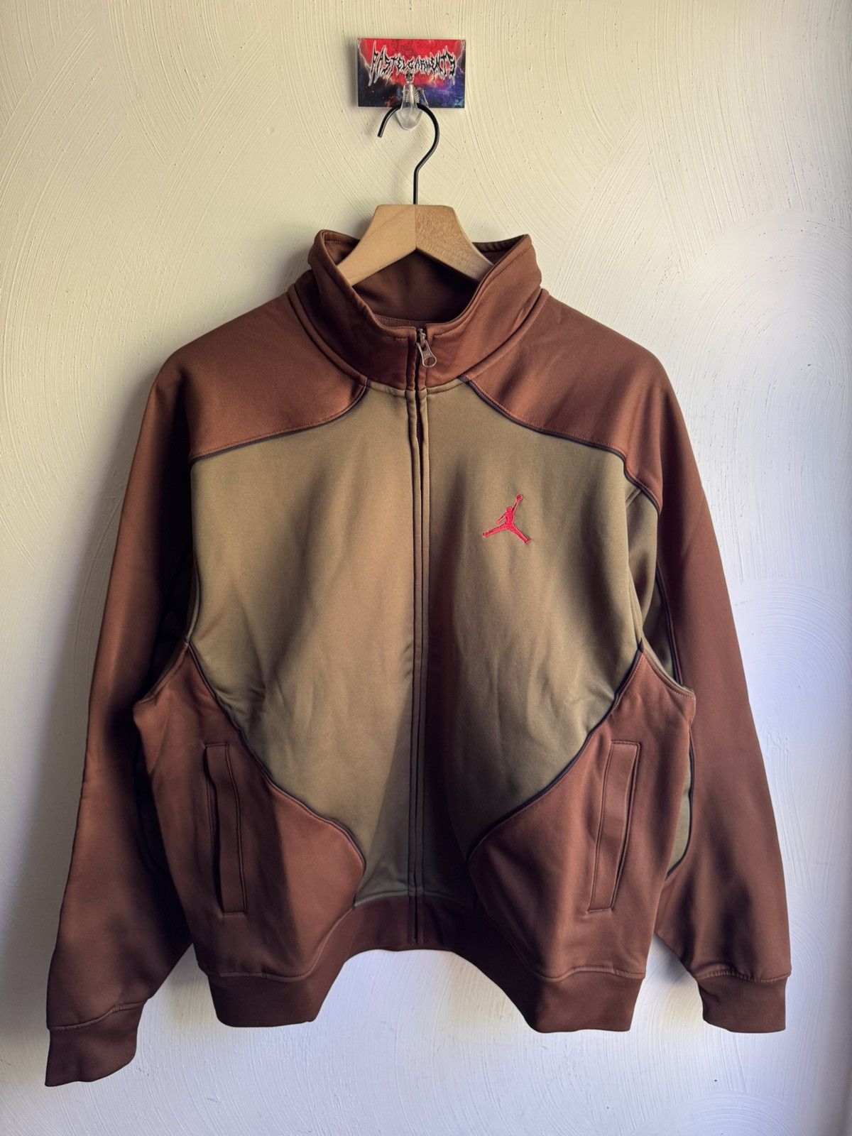 Jordan Brand × Supreme Supreme Jordan Tricot Track Jacket Olive Size US M / EU 48-50 / 2 - 5 Thumbnail