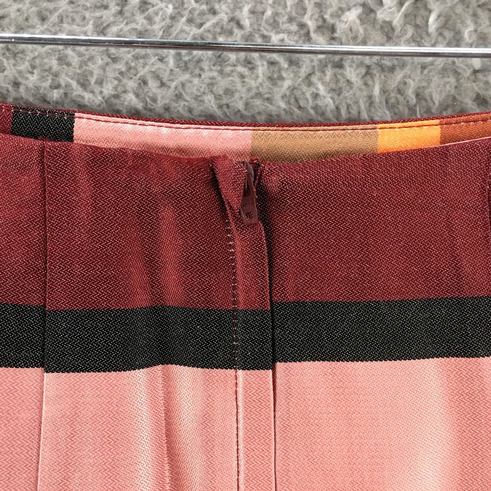 H&M H&M A-Line Skirts Womens 4 Multicolor Striped Flat Front Casual Back Zipper Skirt Womens 4 Multicolor Striped Flat Front Casual Back Zipper Size 27" / US 4 / IT 40 - 5 Thumbnail