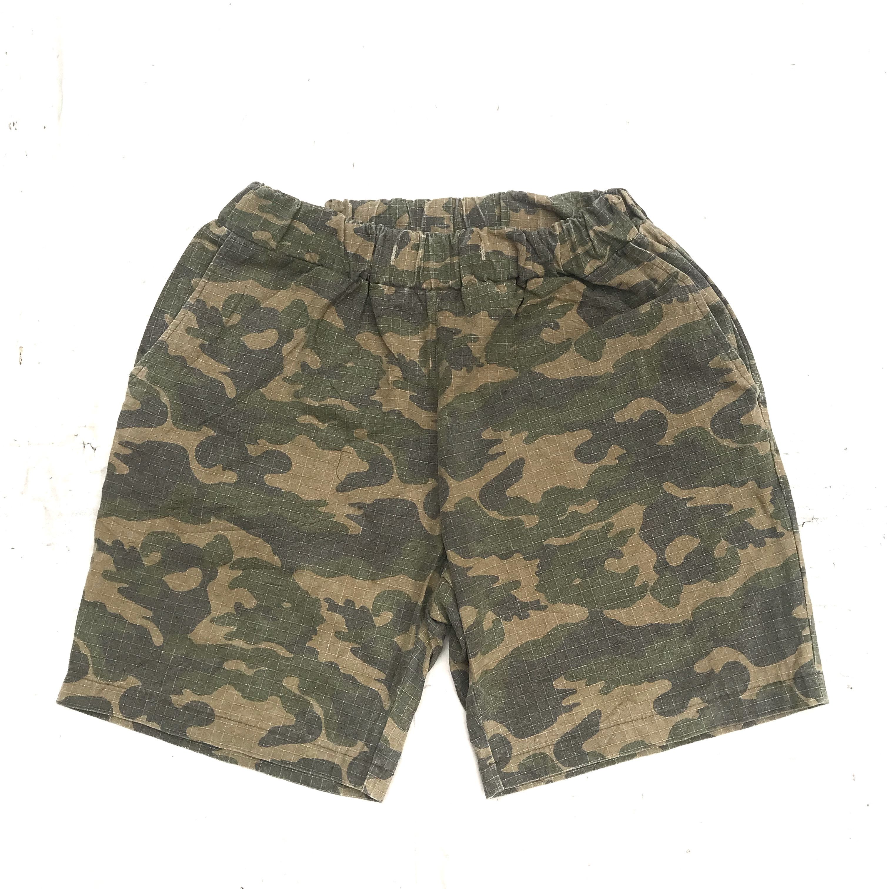 Aeronautica Militare Brown Smith Green Camo Woodland Short pants tactical Size US 33 - 4 Thumbnail
