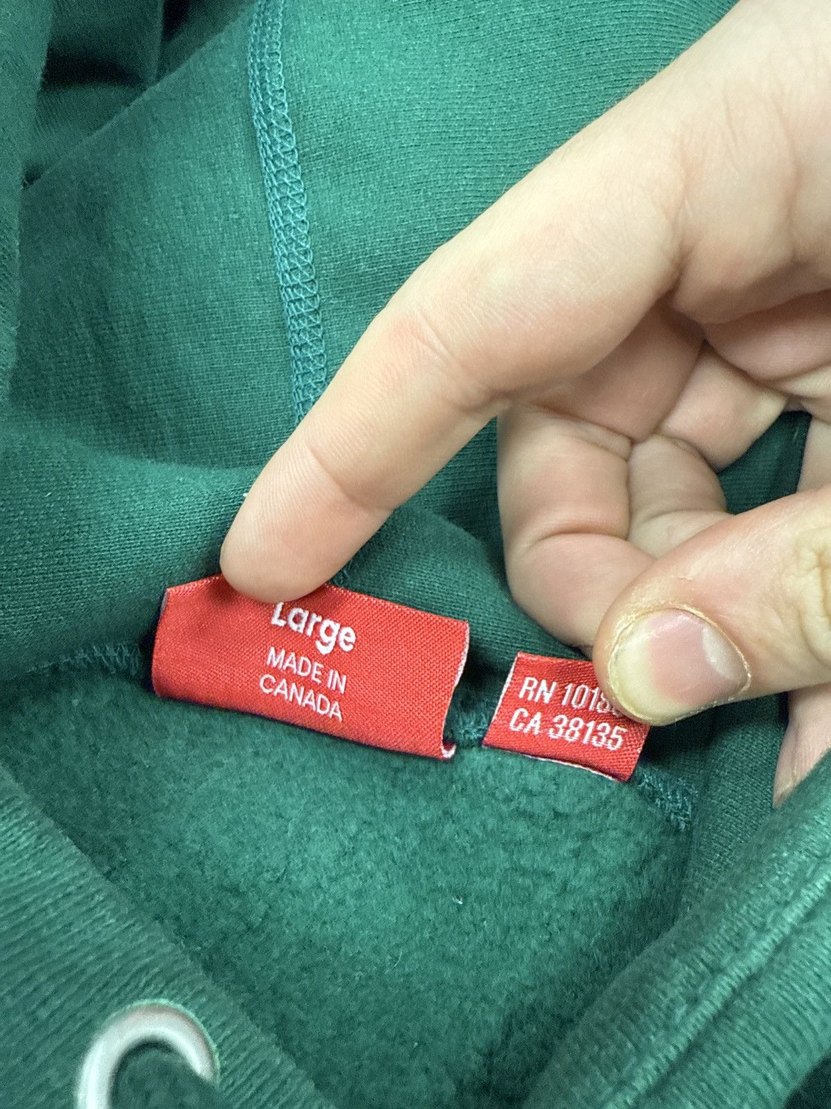 Supreme Supreme pearl logo hooded sweatshirt green yellow Size US L / EU 52-54 / 3 - 3 Thumbnail