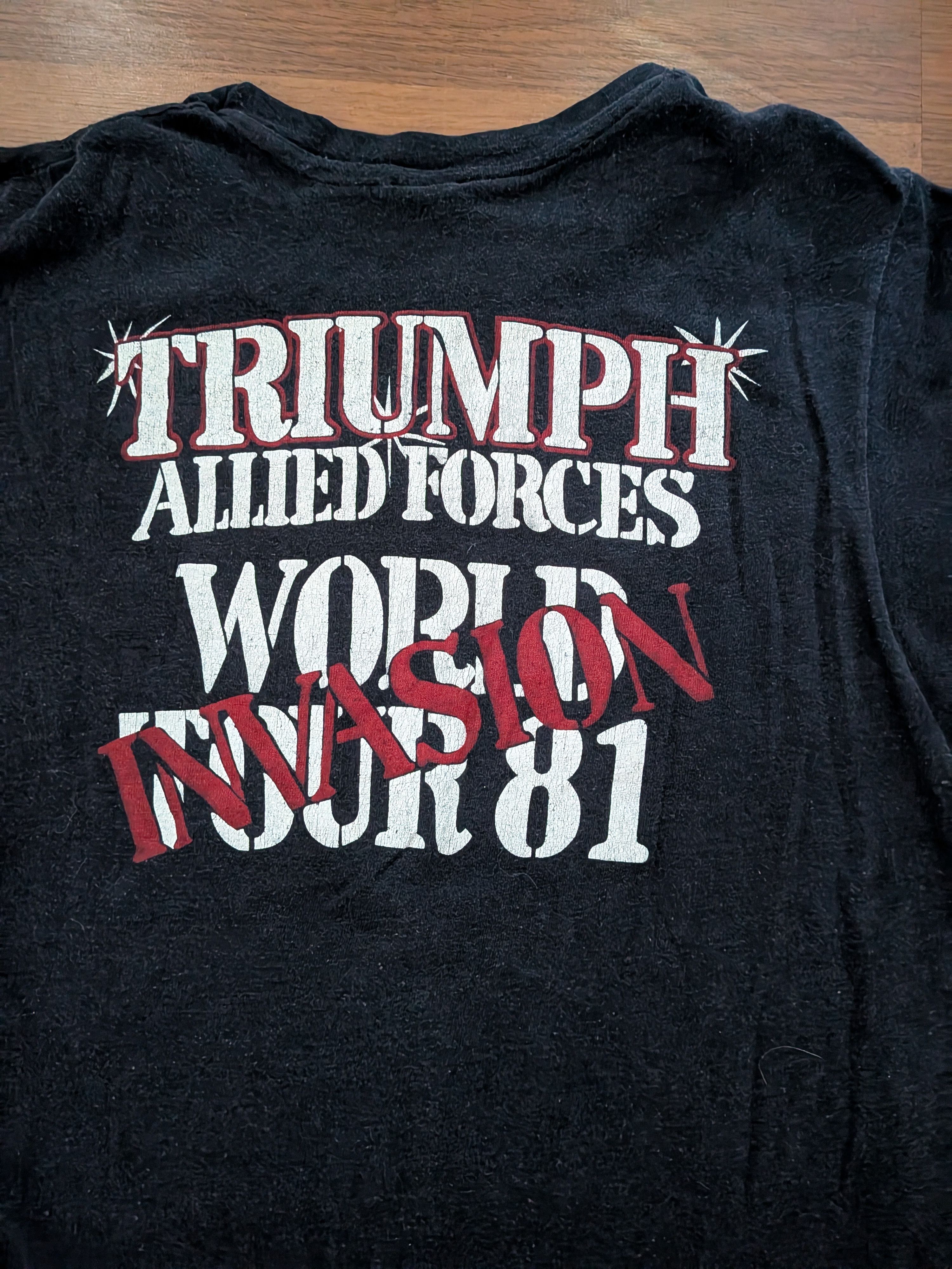 Hanes Vintage Triumph Allied Forces Tour ’81 Tee, Hanes Size US M / EU 48-50 / 2 - 6 Thumbnail