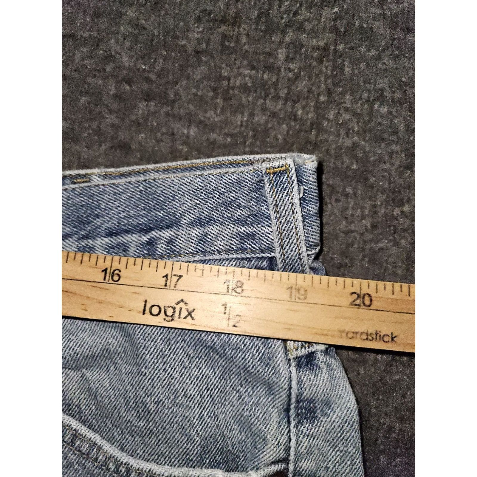 Carhartt Carhartt Jeans Men 40x34 Straight Distressed Blue Denim 90s Logo Workwear Size US 40 / EU 56 - 3 Thumbnail