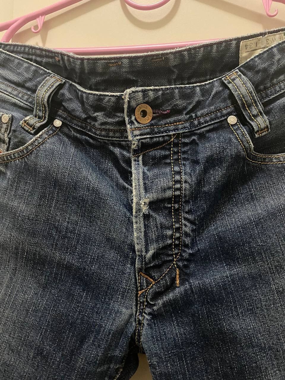 Diesel × Jean × Vintage Vintage diesel denim distressed jeans pants Size US 31 - 5 Thumbnail