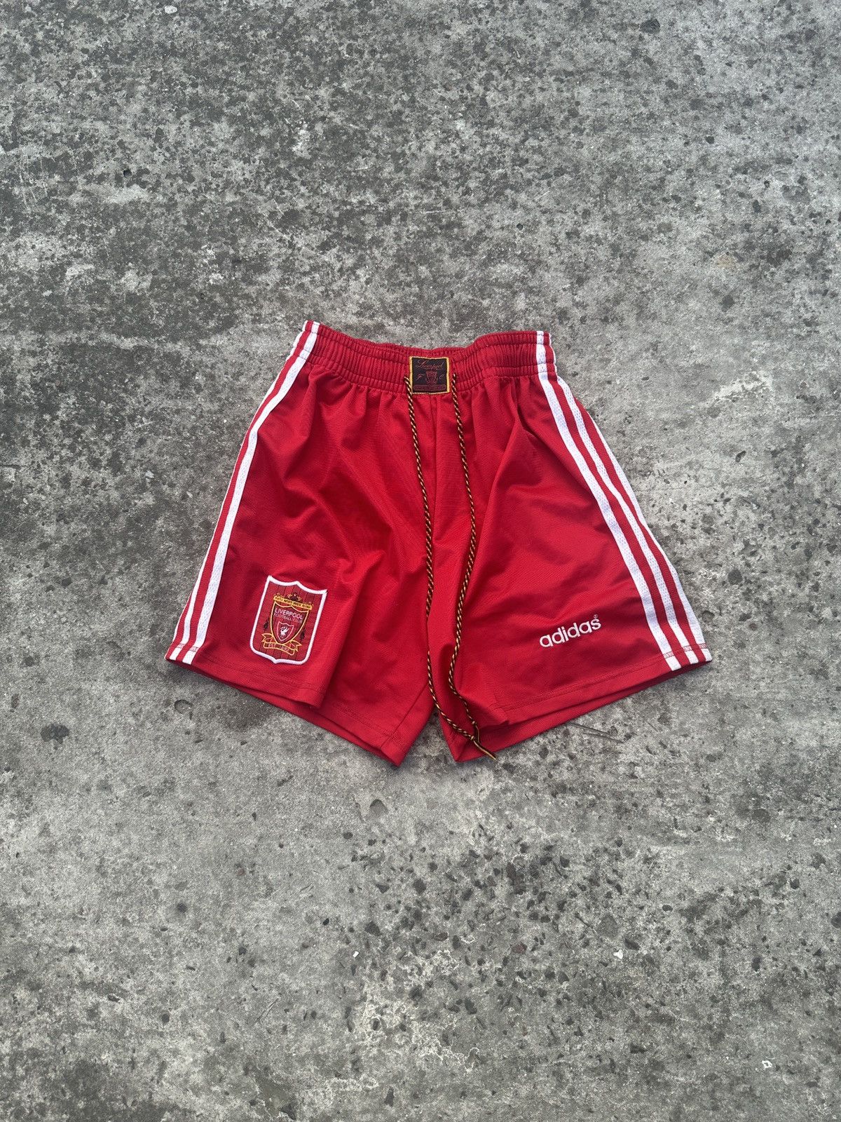 Adidas Vintage adidas Liverpool soccer Shorts Blokecore Rare M 90s Size US 32 / EU 48 - 1 Thumbnail