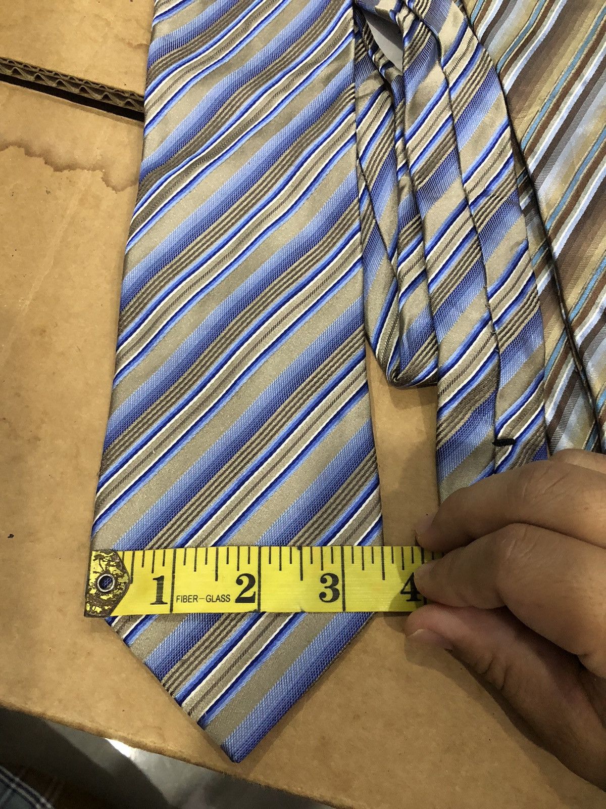 Designer × Van Heusen Geoffrey beene x Van heusen silk neck tie Size ONE SIZE - 9 Thumbnail