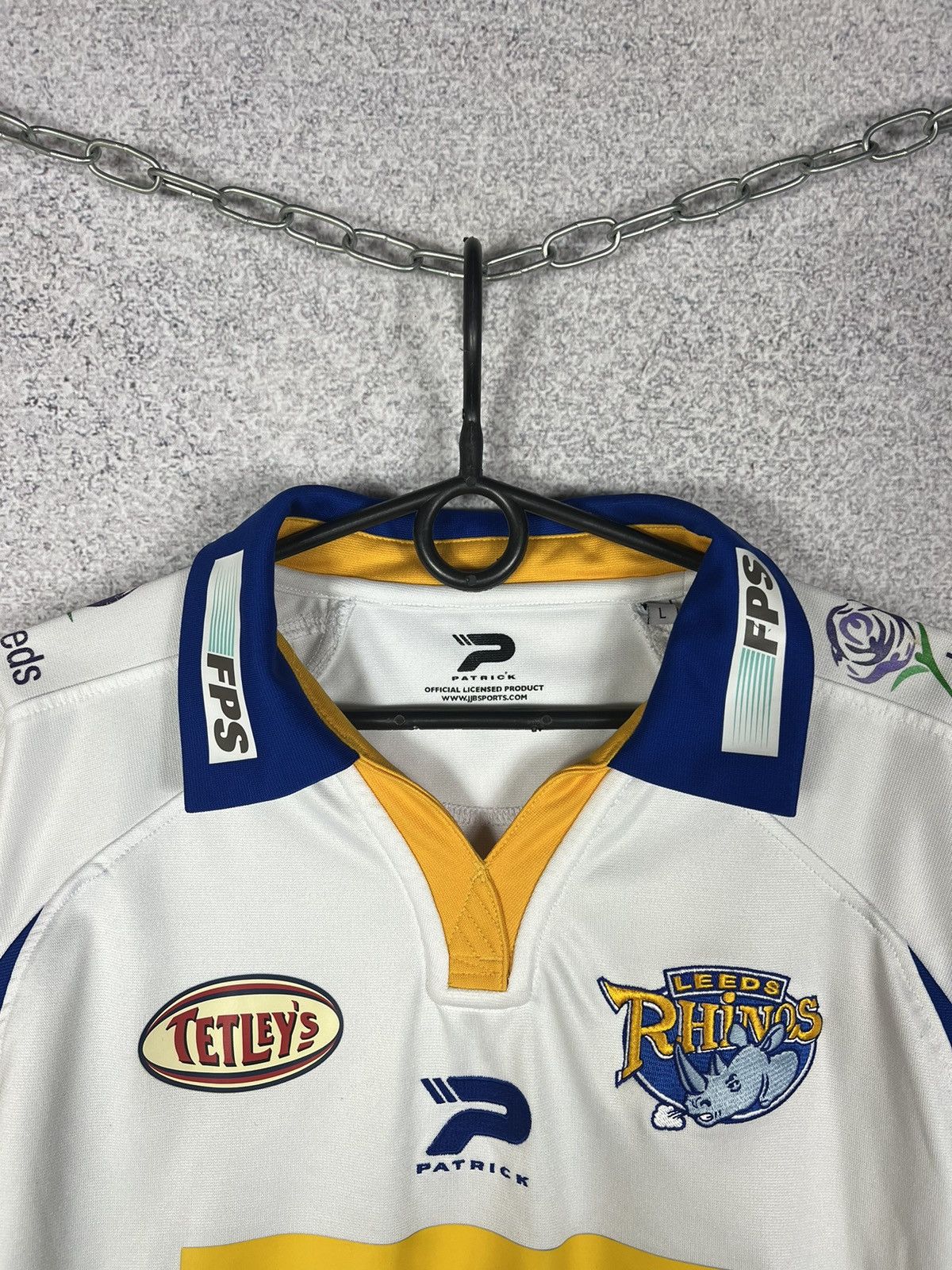 Vintage Vintage Leeds Rhinos Signed Team Patric Rugby Jersey Shirt Size US L / EU 52-54 / 3 - 3 Thumbnail