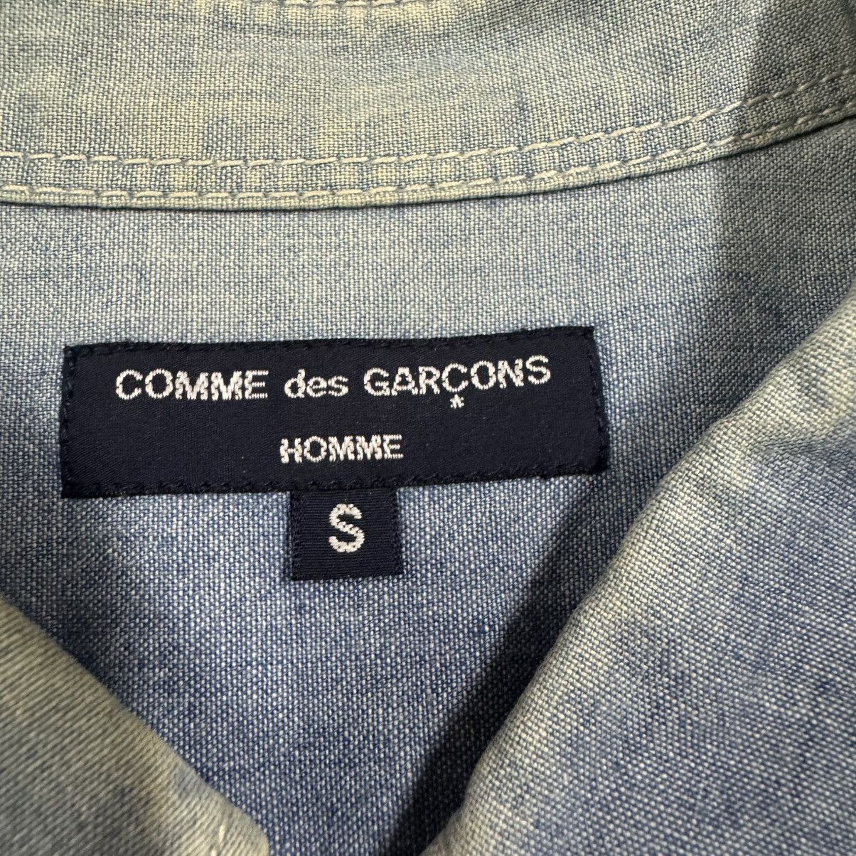 Comme des Garcons Homme Comme Des Garcons Homme Chambray 2 Tone Shirt Button Ups Size US S / EU 44-46 / 1 - 17 Thumbnail