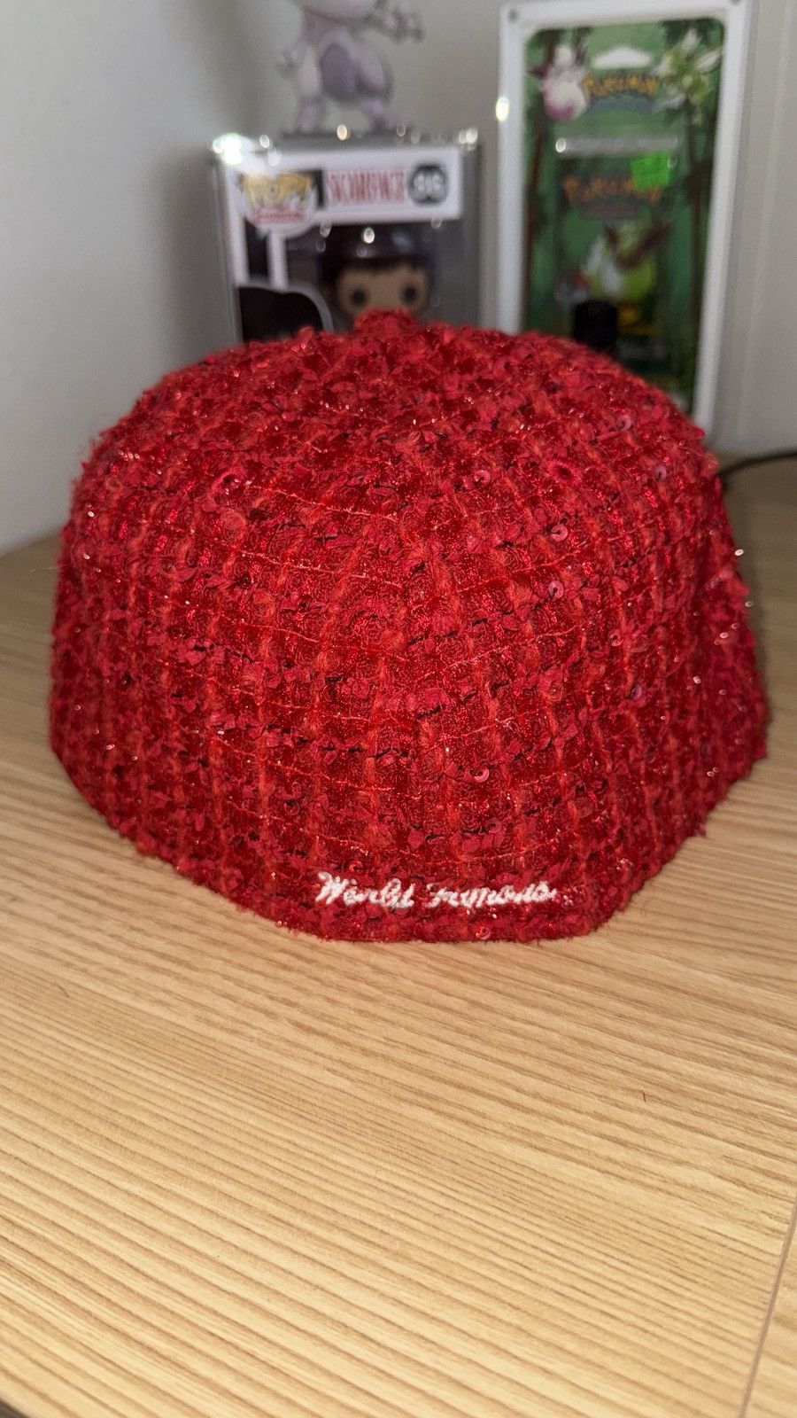 Supreme Supreme Boucle Box Logo Fitted Red Sz 7 1/2 100% Authentic Size ONE SIZE - 2 Thumbnail