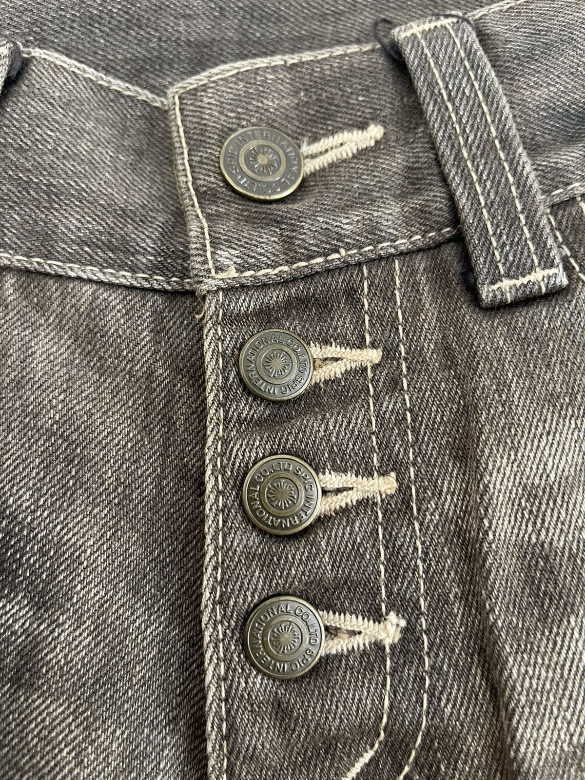 Tornado Mart Tornado Mart Rusty Mud Flared Jeans Distressed I6W9 Type Shi Size US 31 - 6 Thumbnail