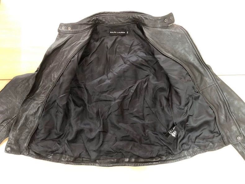 RRL Ralph Lauren RRL Ralph Lauren Motorcycle diagonal leather jacket, polo Size US S / EU 44-46 / 1 - 3 Thumbnail
