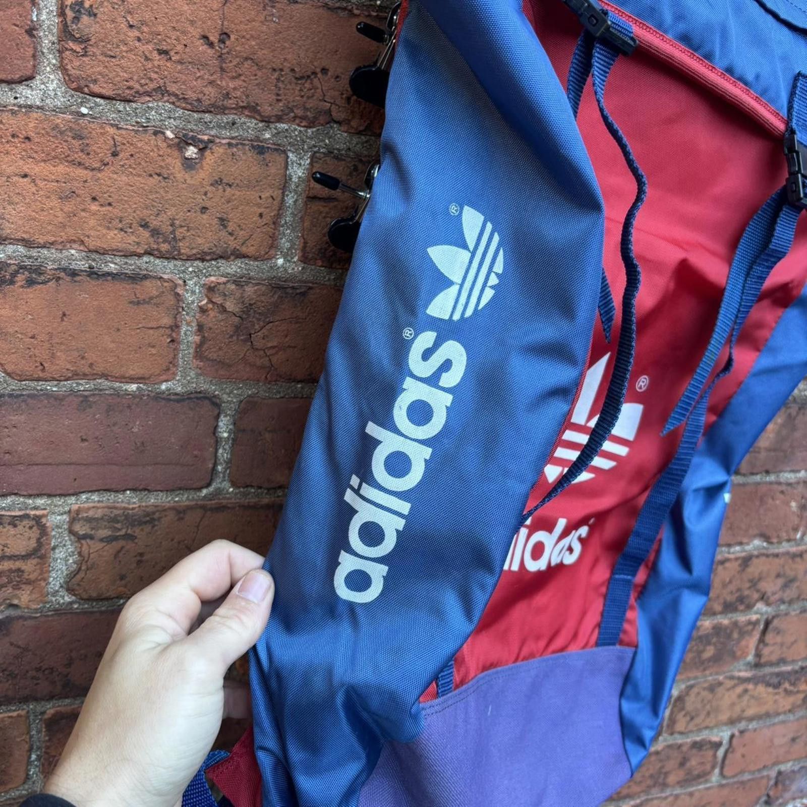 Adidas Vintage adidas backpack 80s OS Size ONE SIZE - 3 Thumbnail