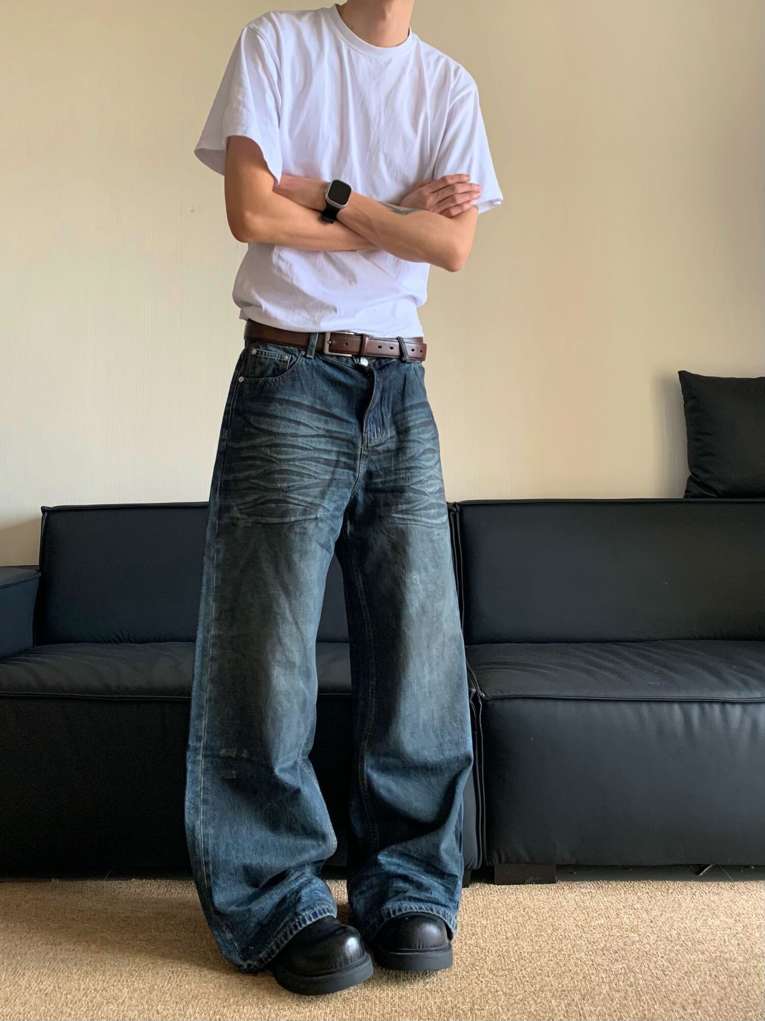 Jean × Vintage High Street Vibe Wash Jeans Size US 29 - 2 Thumbnail
