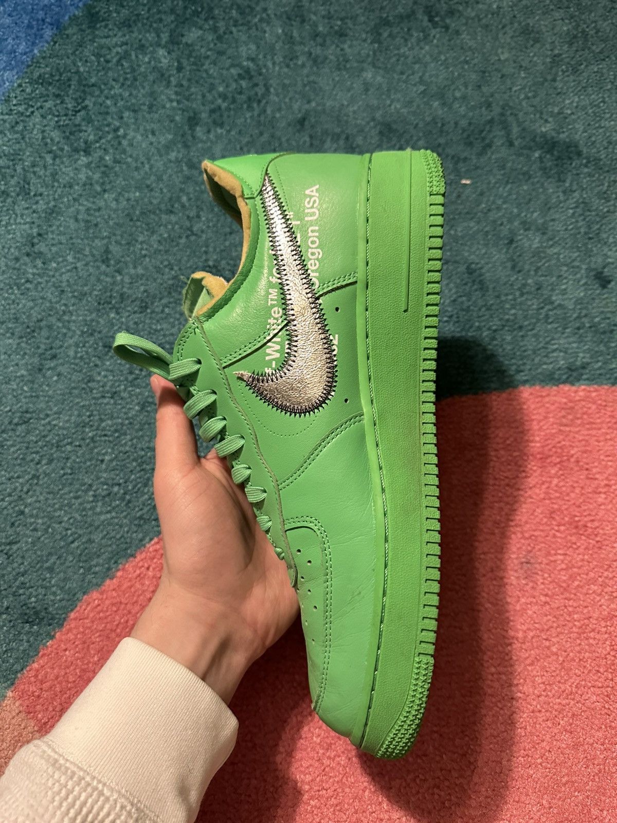 Nike × Off-White Off White x Nike Air Force 1 Low ‘Brooklyn’ Size US 11 / EU 44 - 6 Thumbnail