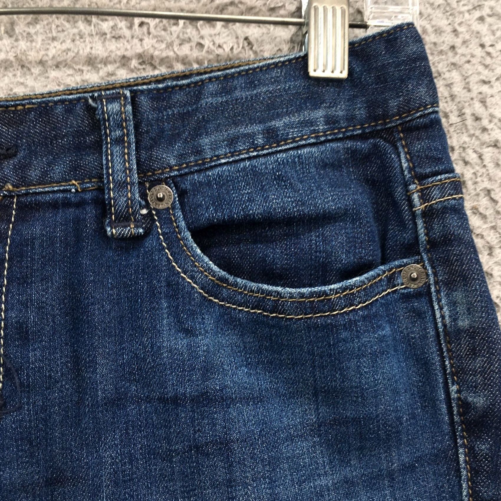 Calvin Klein Calvin Klein Jeans Bootcut Womens 27 Regular Blue Denim Zip Pants 5-Pocket Classic Modern California CK Size 27" / US 4 / IT 40 - 5 Thumbnail