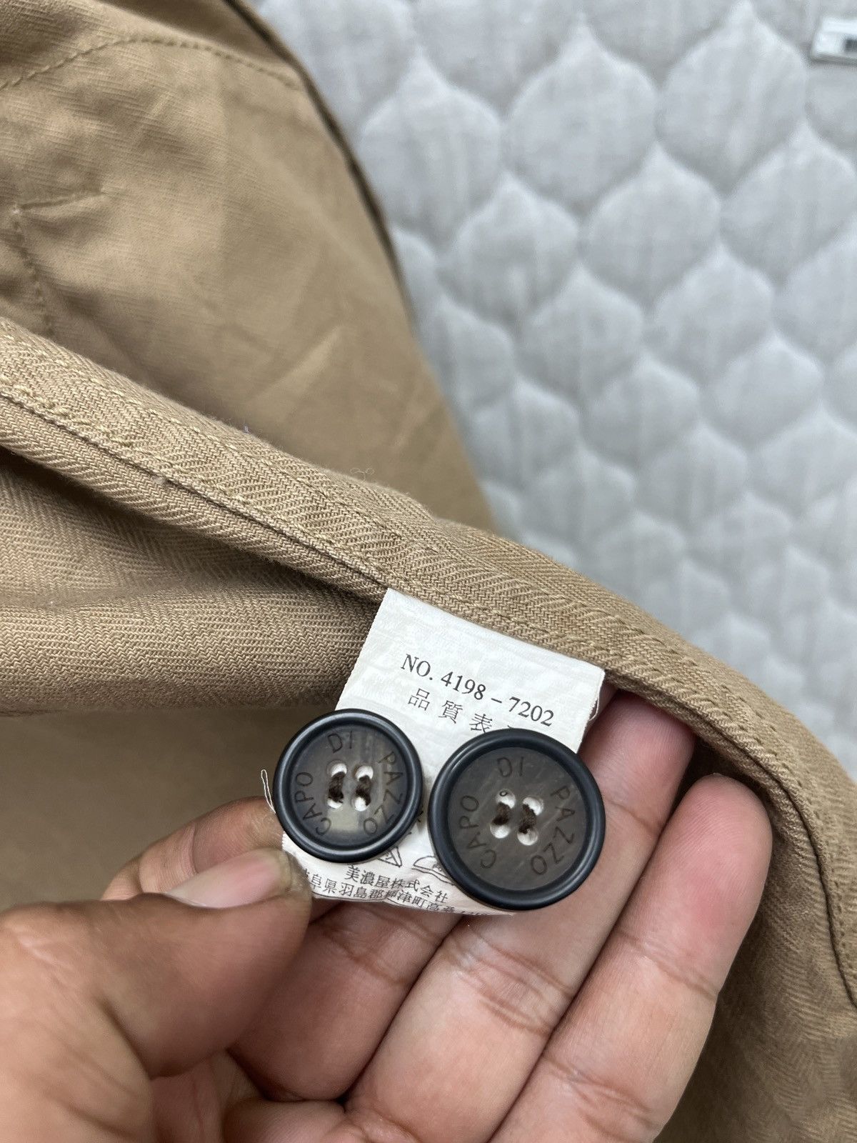 Japanese Brand 🔥🔥🔥ARCHIVE CAPO DE PAZZO HERRINGBONE TWILL JACKET Size US M / EU 48-50 / 2 - 7 Thumbnail