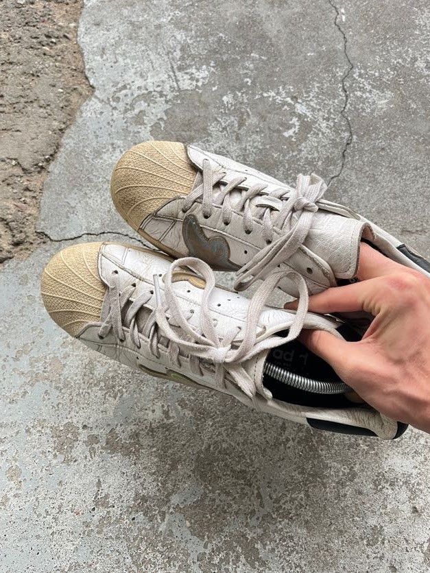 Adidas Adidas Superstar x Mark Gonzales “Ghosts” Size US 12.5 / EU 45-46 - 3 Thumbnail