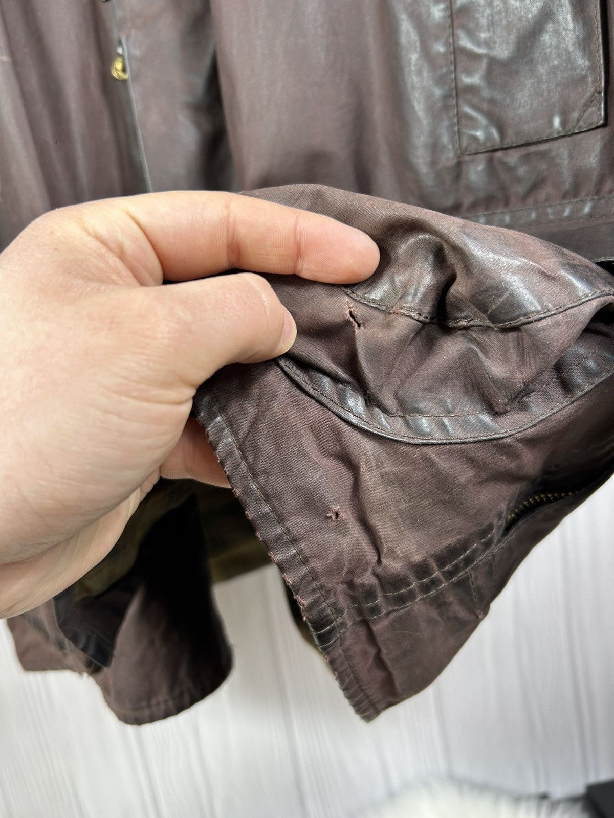 Barbour Vintage Barbour Beaufort A190 Waxed Jacket England Size C42 Size US L / EU 52-54 / 3 - 11 Thumbnail
