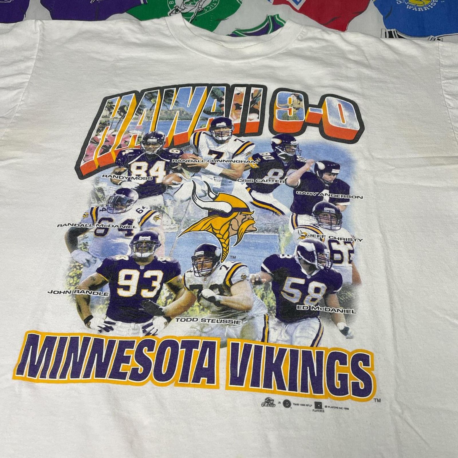 NFL × Vintage VTG 1998 NFL Minnesota Vikings T-Shirt Mens Sz XL T-Shirt Size US XL / EU 56 / 4 - 3 Thumbnail